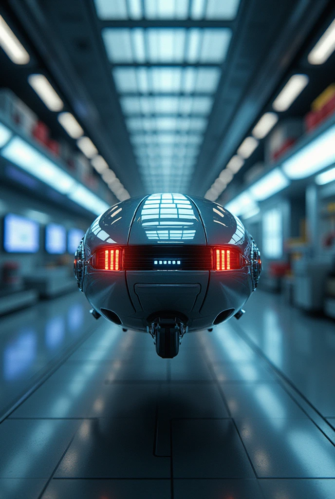 Create me a modern time machine with advanced technology.