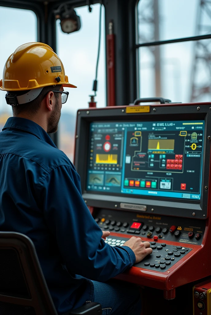 BOP remote console equipment operation in oil well drilling and control