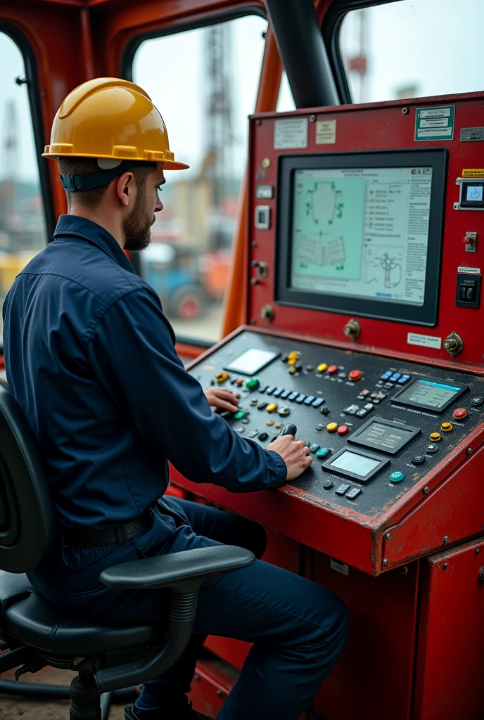 BOP remote console equipment operation in oil well drilling and control