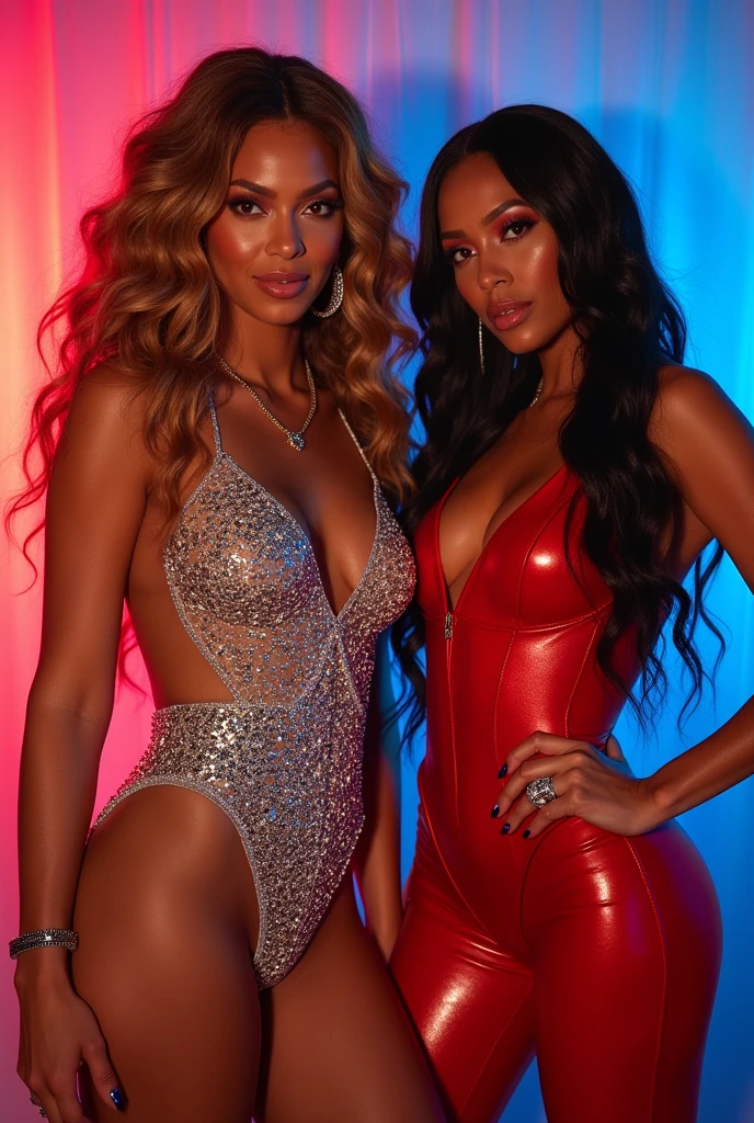 Beyoncé next to Anitta