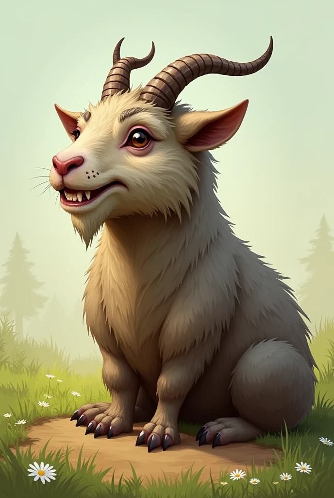 Picture of a goat and a gopher hybrid