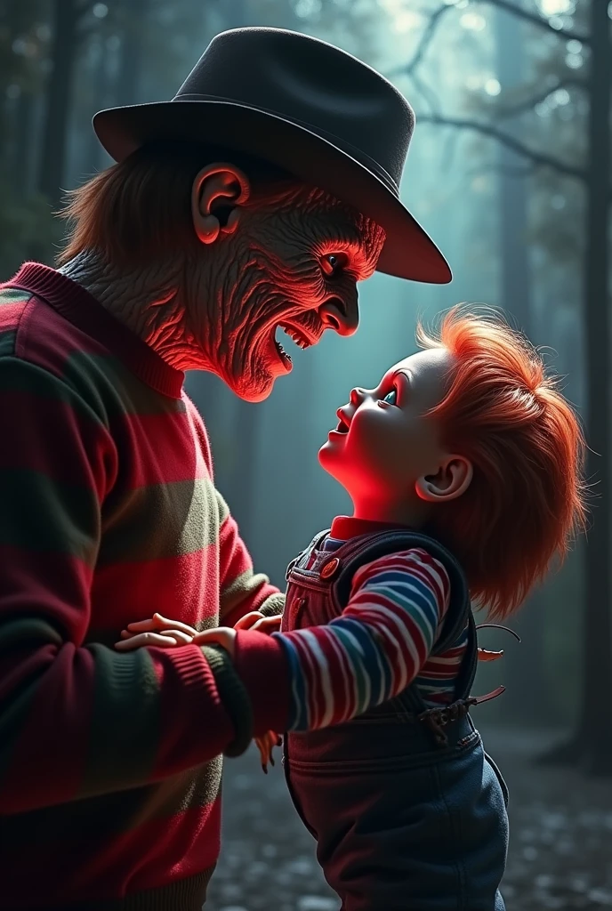Poster de pelicula freddy fazbear vs chucky