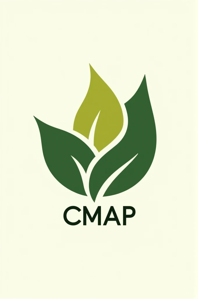 Logo for agribusiness company.
company name: CMAP cerrado mineiro agro