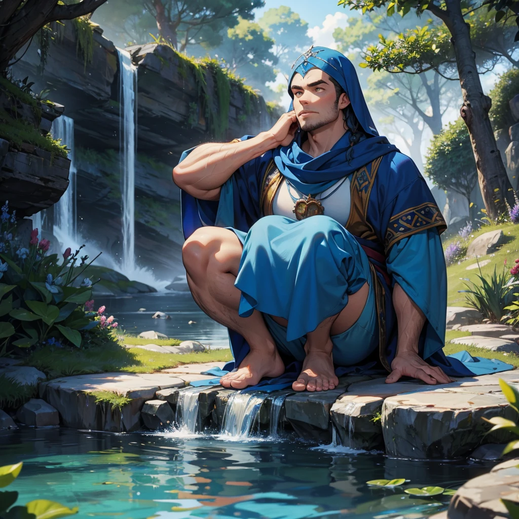 water dwarf with nature medieval fit