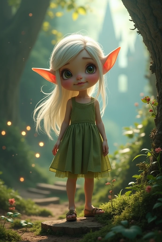  A delicate Harry Potter with the appearance of an elf from Lord of the Rings 
