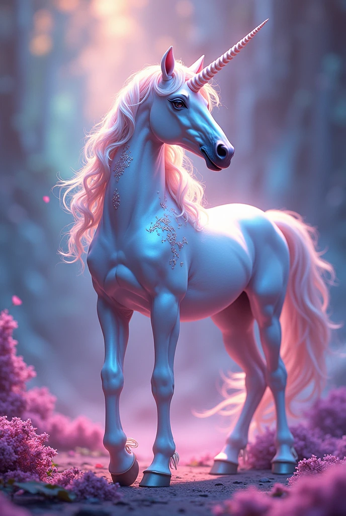 General an image of a unicorn with bright colors
