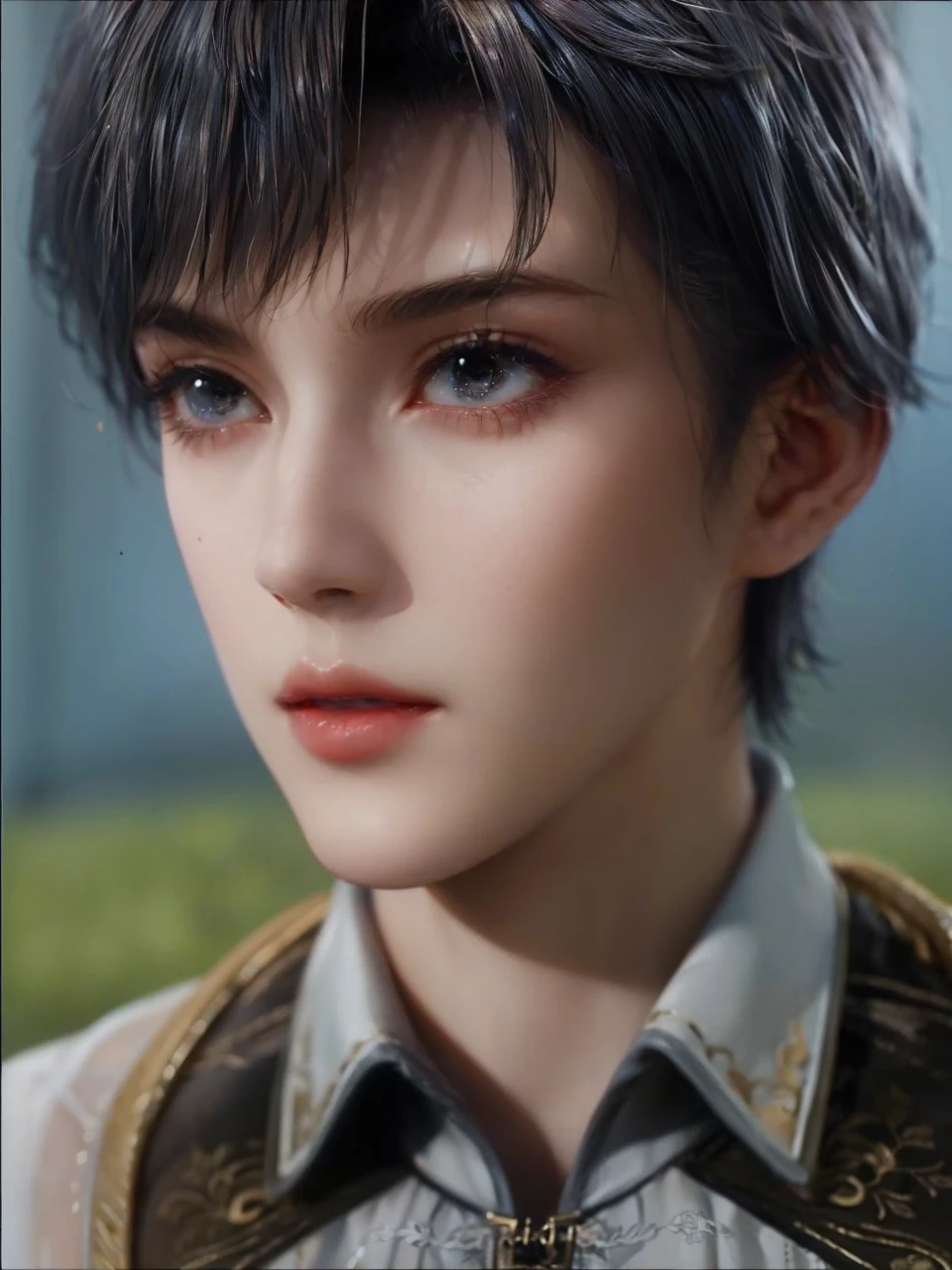 143
(20 year old woman), (surreal), (High level image quality), ((beautiful hairstyle 46)), ((short hair:1.46)), (breasted:1.1), (lipsticks)