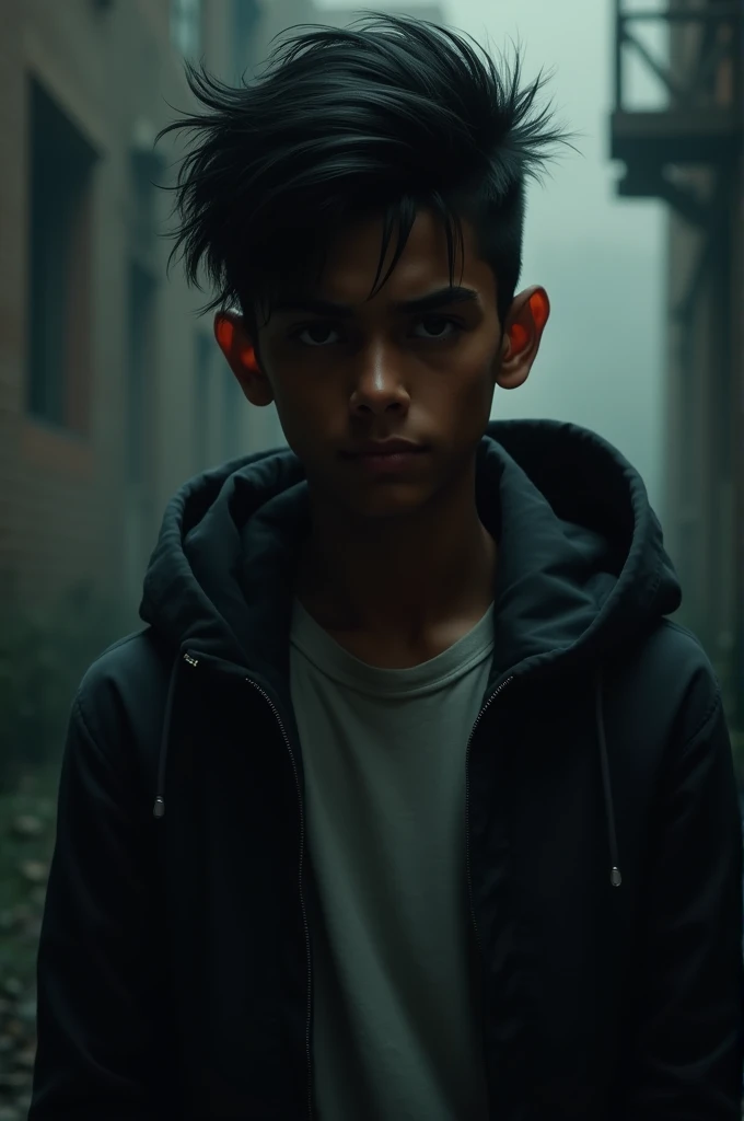 a dark boy 
