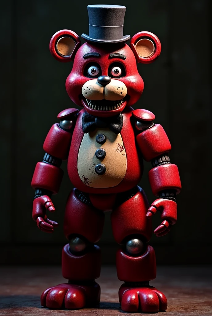 Red Freddy Fazbear with hat and