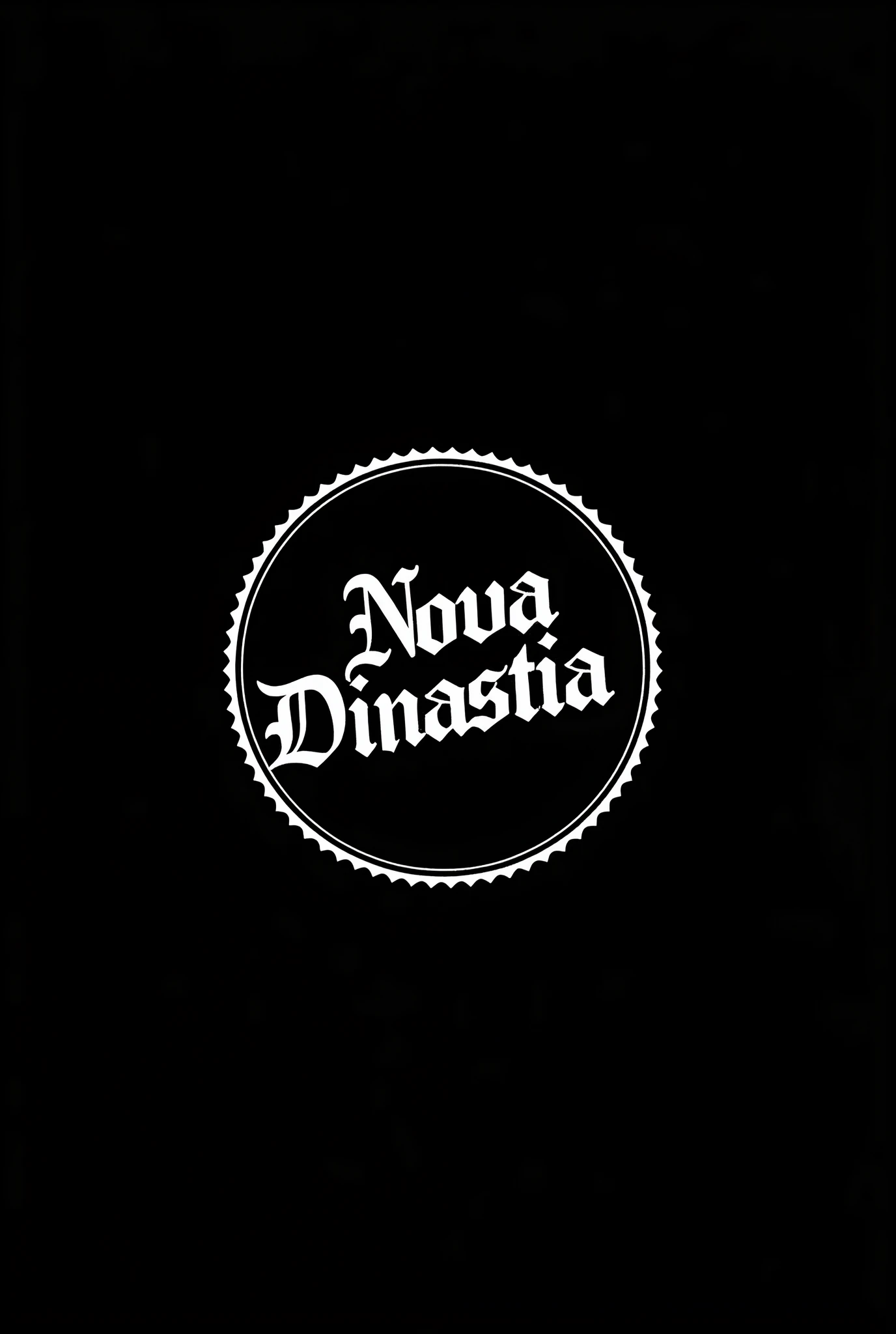Create a barber shop logo with the name Nova Dinastia, that is in 4k