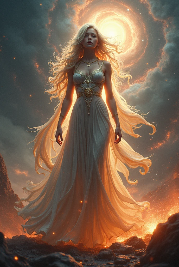 A beautiful goddess of destruction