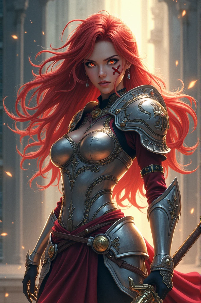 Erza with an x