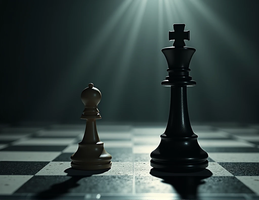 pawn and king