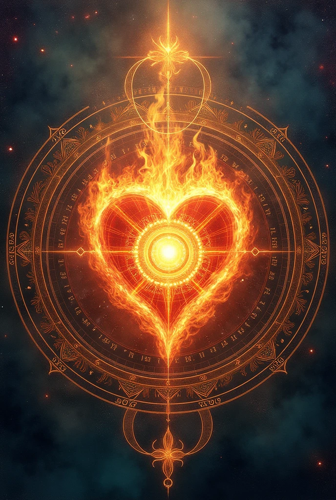 mandala, Heart on fire, Family Union