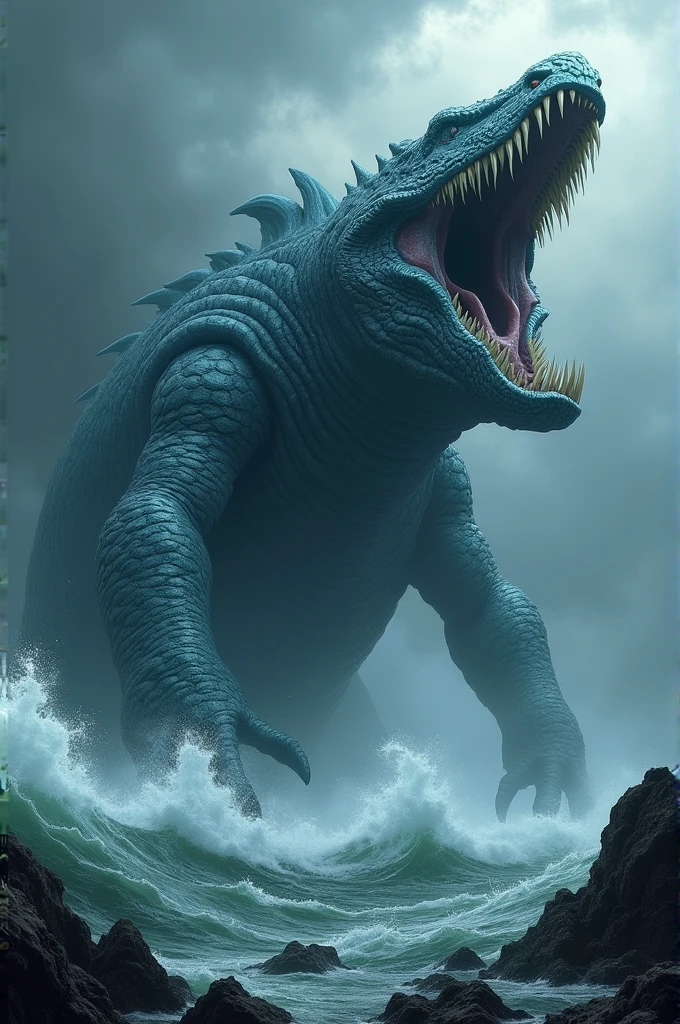 Imposing image of the leviathan 