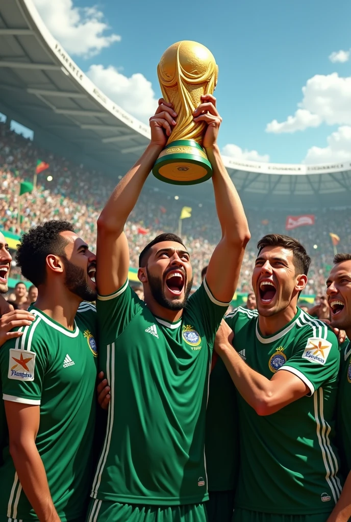 Create Palmeiras winning the World Cup