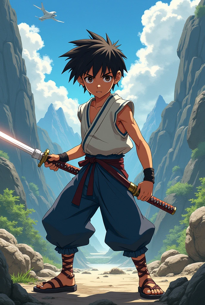 Boy warrior anime