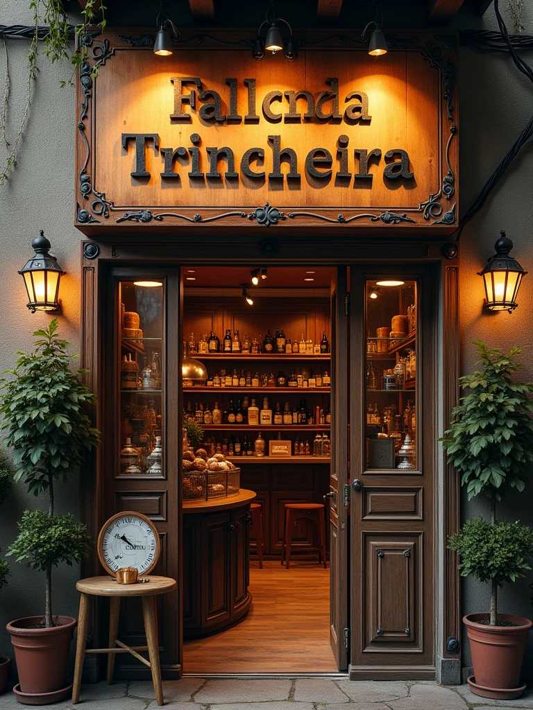 Create a banner for a store called Trincheira