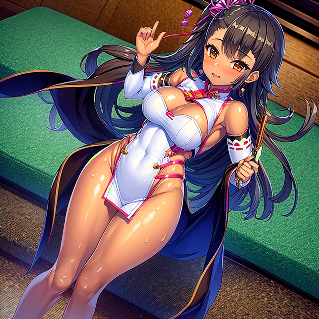 (masterpiece, best quality:1.2), 1girl, solo, china dress