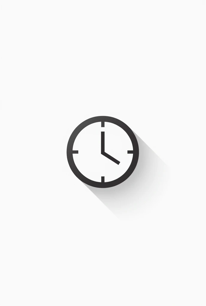 vector image, logo, monochrome, clock icon, suggesting time savings and improved efficiency, artificial intelligence, productivity