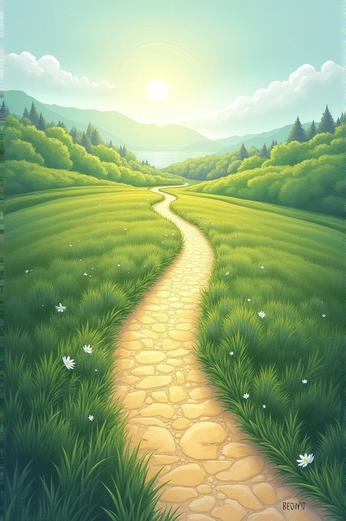 A drawing of 3 paths , path 1 acceptance, path 2 preparation and path 3 action