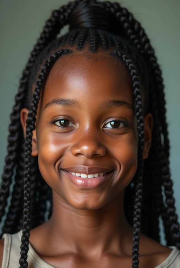 13 year old black girl close up photo 8k ultra HD