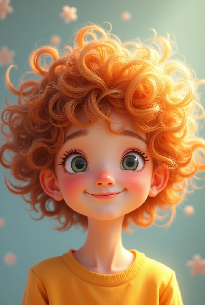 Curly-haired child