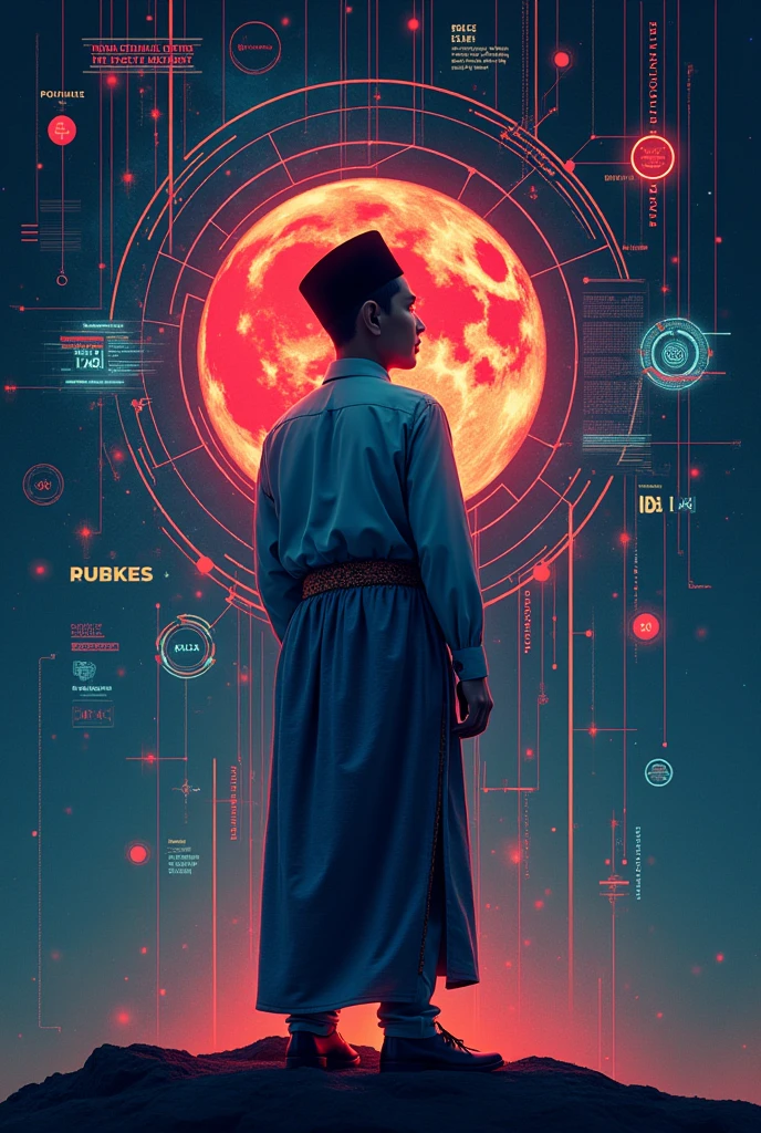 Illustrate: create a poster slogan with a guy uses filipino barong and hat, and its concept is stop bullying: use the concept of MEDIA LITERACY, TECHNOLOGY LITERACY, AND INFORMATION LITERACY