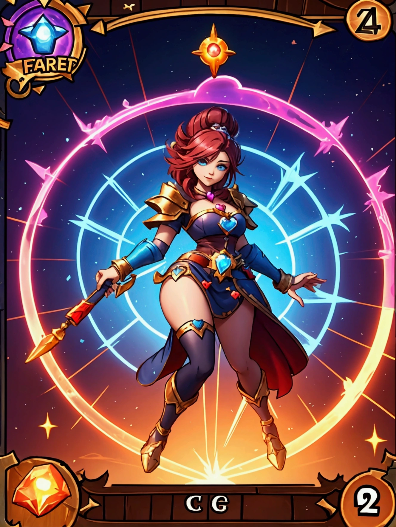 Create a Heartstone Game card