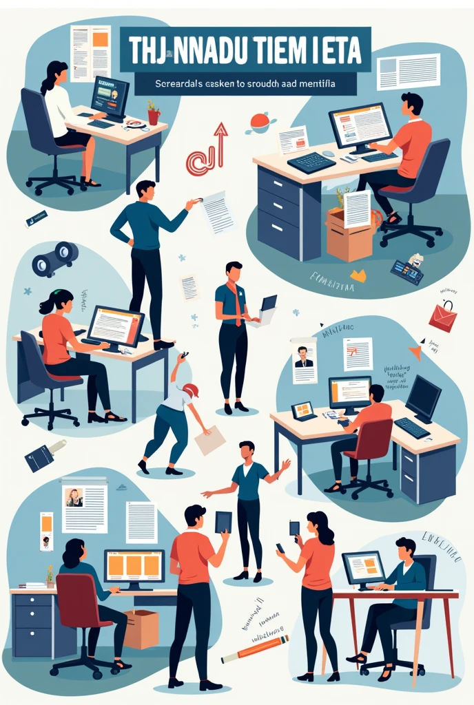 Create a poster explaining the journalistic texts