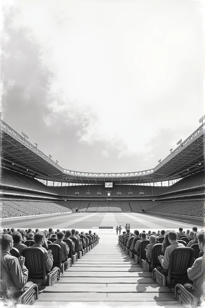 I want a high resolution poster of 1000 x 1000 px Canada Stadium in drawing
