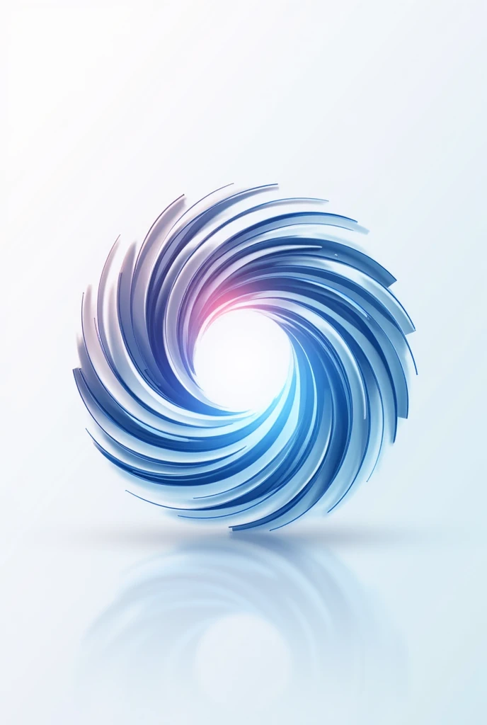 Logo for AI with lots of curved lines orbiting