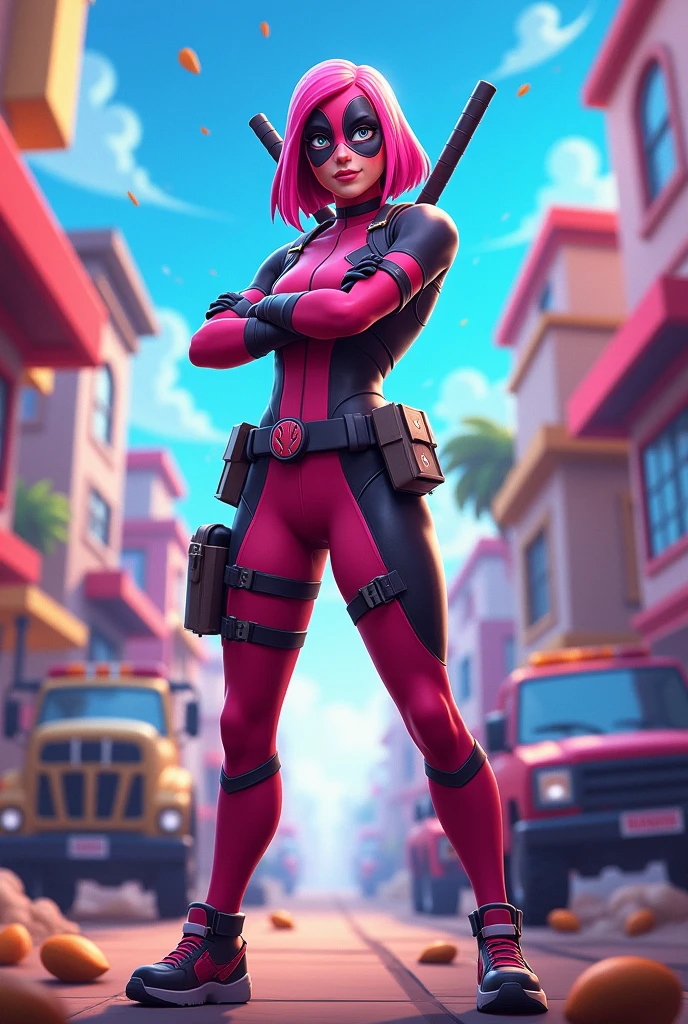 papel de parede com a gwenpool, fortnite 