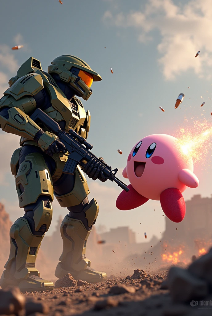 Master Chief vs Kirby