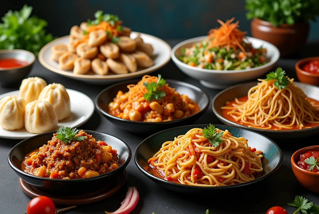 oriental cuisine dishes