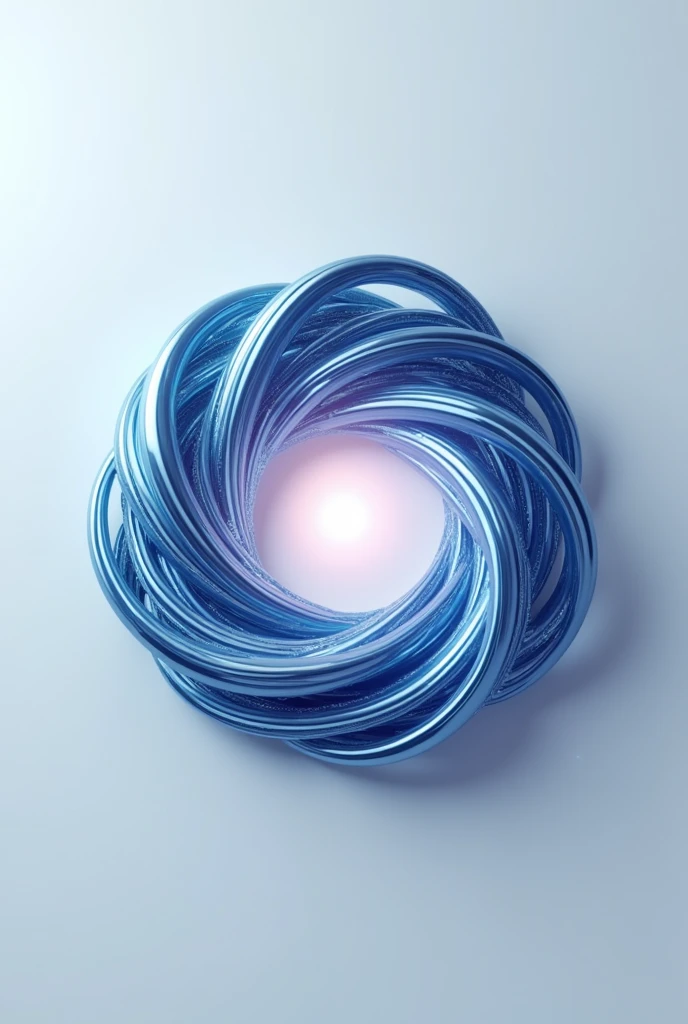Logo for AI with lots of curved lines orbiting