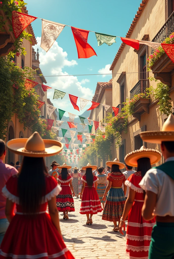 You can remove the flowers from the top and put Mexican flags and decorations.