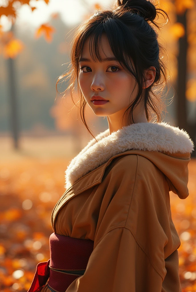 (masterpiece,Captivate:1.5,The biggest attraction for girls,High resolution,high quality)、Beautiful and realistic Japan people、The aesthetics of nature、Neat autumn clothes、double eyelid、Sparkling eyes、Beautiful body、Perfect Anatomy、Perfect Hips、gravure、