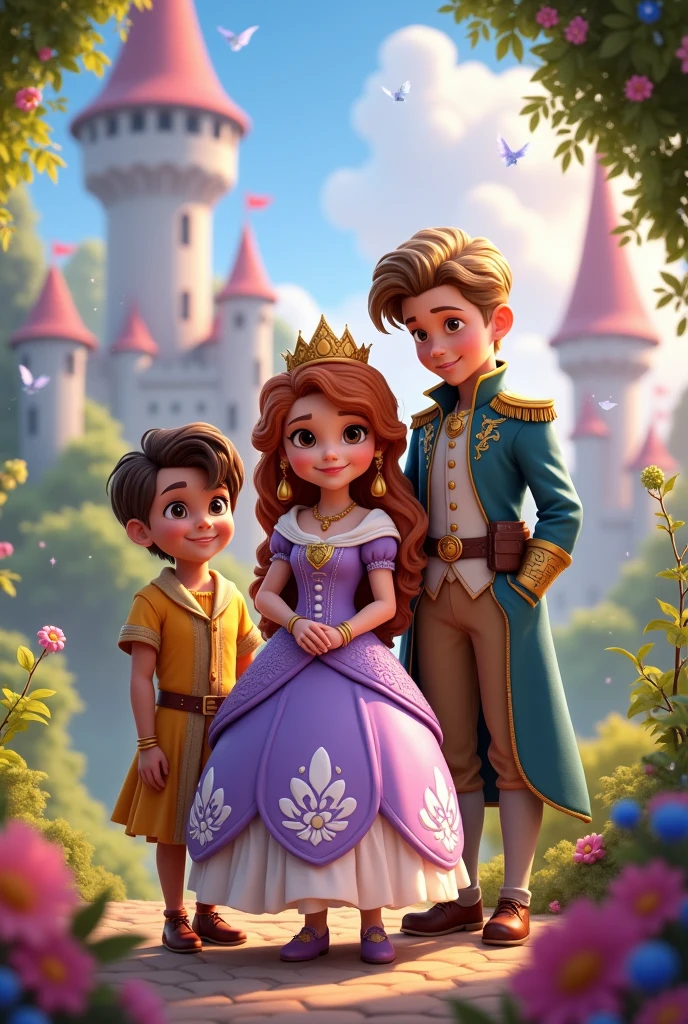 Princess Sofia, amber y james
