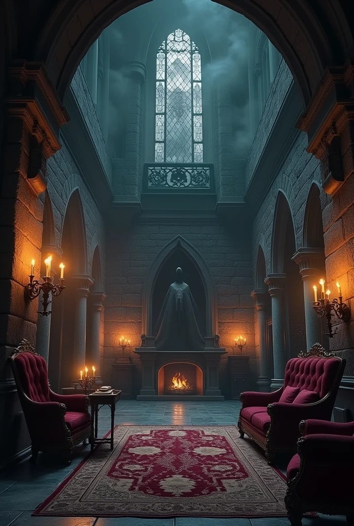 Image of the interior of Dracula&#39;s castle