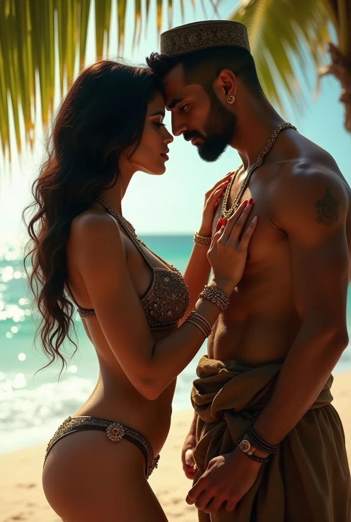hindu bikni girl love with Maulana boy