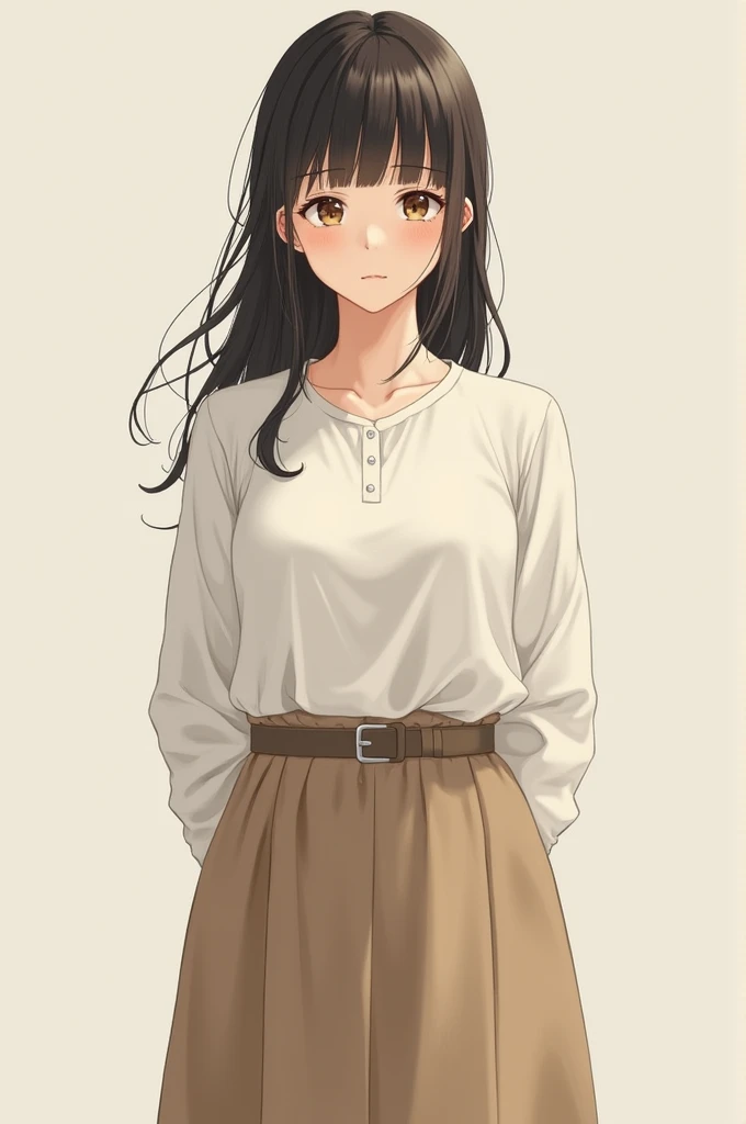 A girl without any sexy clothes