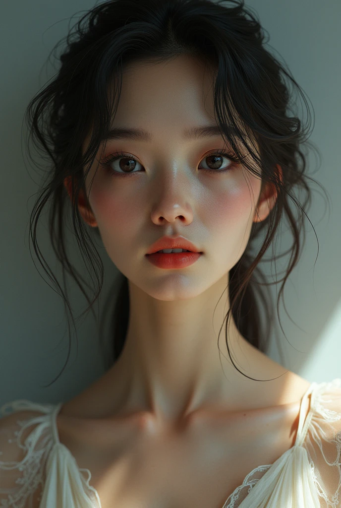 Woman, work of art, best qualityer, highest quallity, cinematic lighting, (volumetric lighting), extremely detaild CG unity 8 k wallpaper, focused, 8 k wallpaper, 4 k wallpaper, extremely detaild, ultra realistic, photorrealistic, sharp focus, absurderes, (HDR:1.2), (hight contrast), fot, Detailed and Intricicated, instagramart, portraite, highy detailed, digitalpainting, art station, conceptual artwork, Soft, sharp focus, illustration, cinematic lighting,