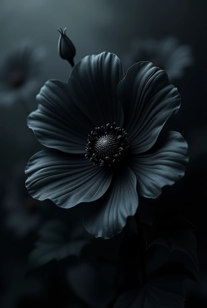Black flowers 