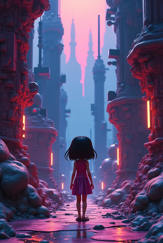 Coraline 3D version 80s style