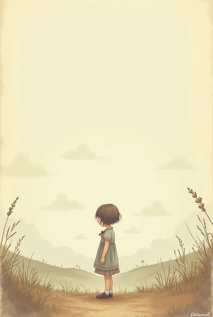 A drawing image with a nostalgic pastel color filter