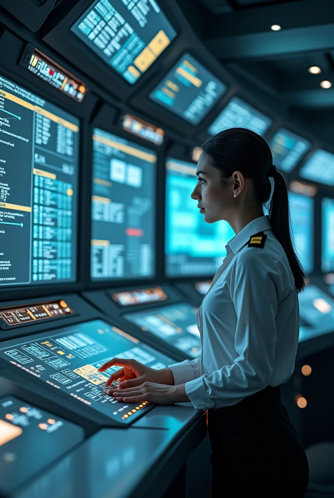  Shows an operator at the BOP console pressing a button to send the closing signal 