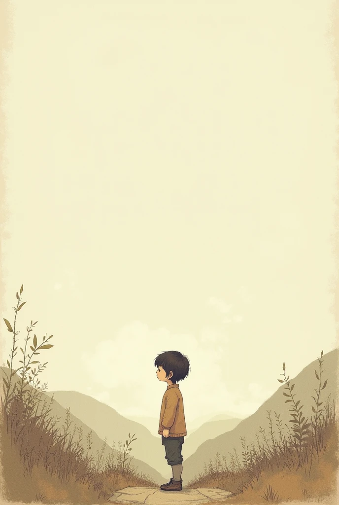 A drawing image with a nostalgic pastel color filter