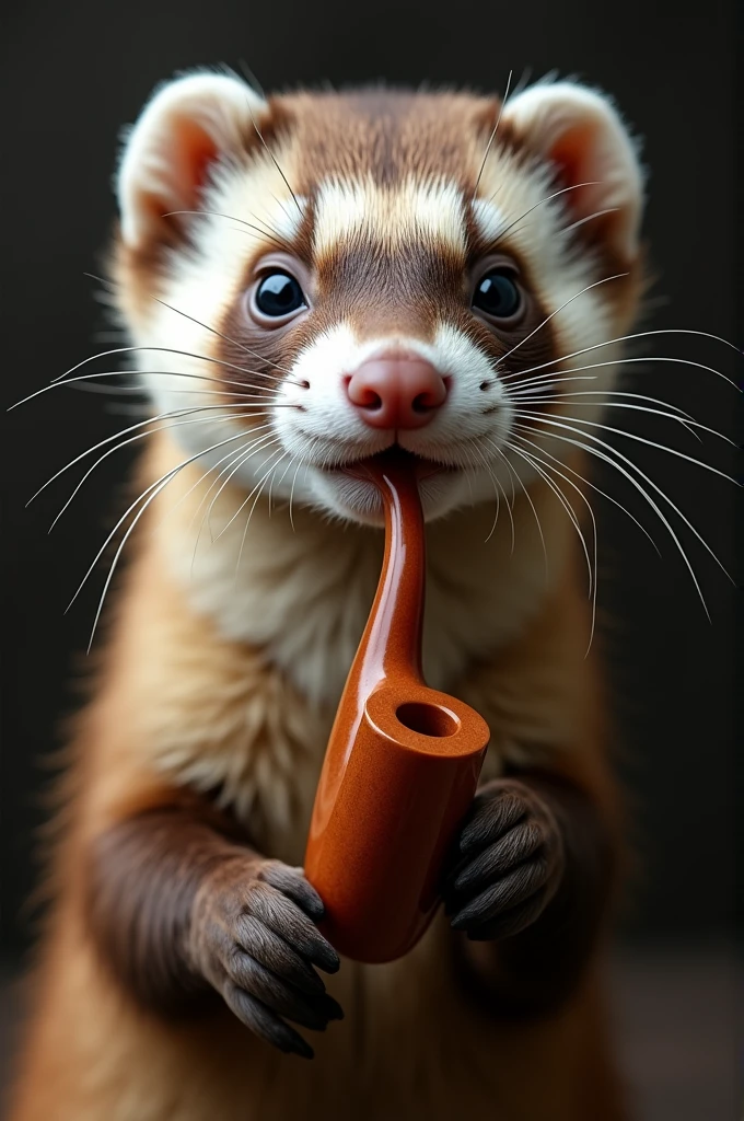 Ferret smoking pipe