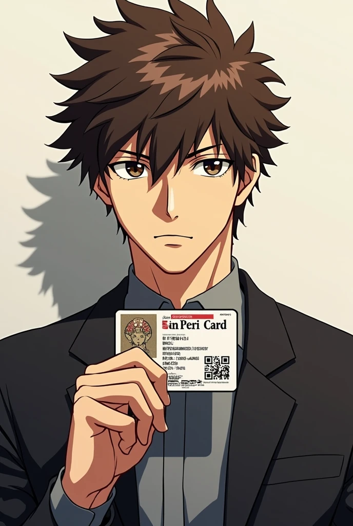 Create Itadori Yugi with the work card in your hand 